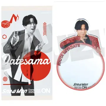 미야타테 료타 SnowMan ON 클리어 스티커 거울 스티커 2개 세트