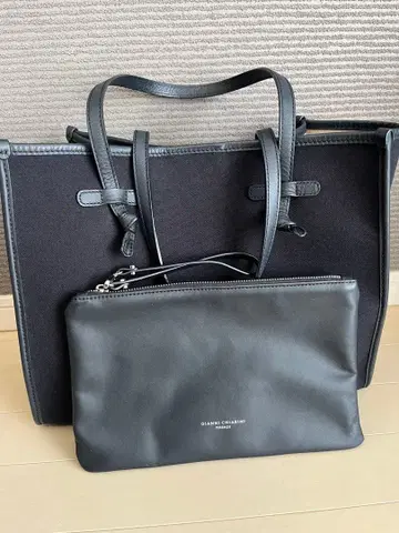 GIANNI CHIARINI 블랙 토트백