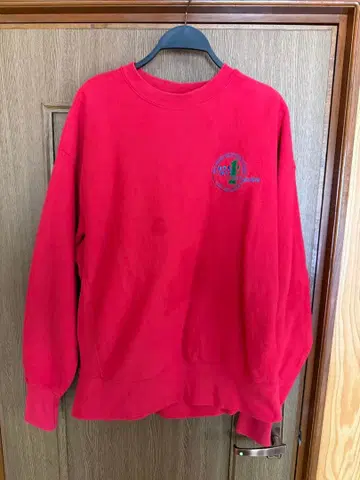 빈티지 Lee 리버스 위브 레드 맨투맨 XL 사이즈