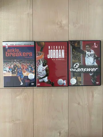 NBA DVD 3장 세트 (조던, 아이버슨)