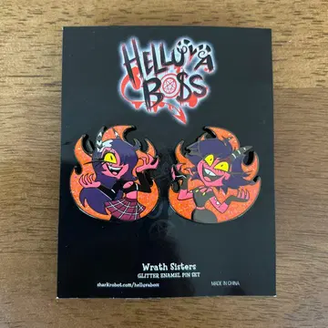 헬바 보스 밀리 샐리메이 핀 배지 핀즈