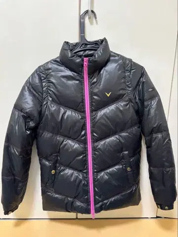 캘러웨이 여성용 2WAY 다운 자켓 블랙 M 사이즈