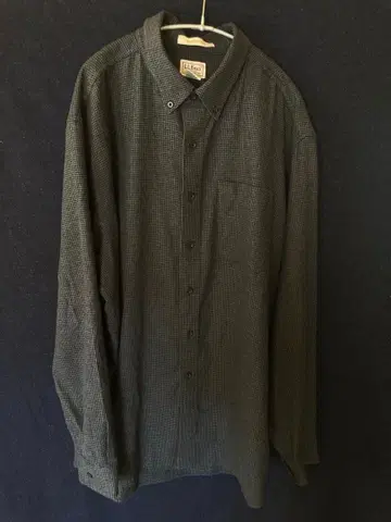 L.L.Bean 체크 무늬 플란넬 셔츠 XL-REG