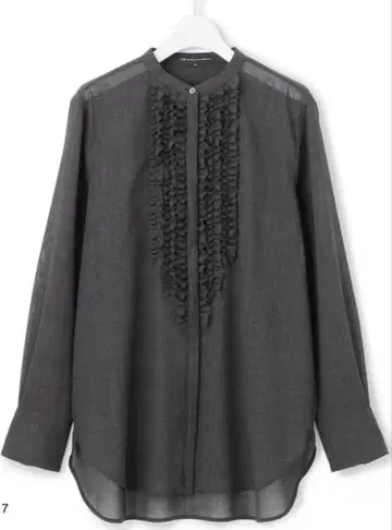 [ VERY 11월호 게재/세탁 가능 ] TW 보일 프릴 디테일 블라우스