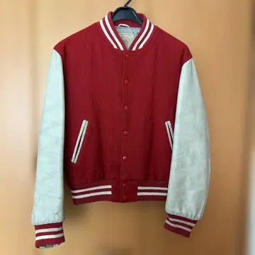 Golden Bear 바시티 자켓 M 레드/아이보리