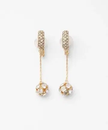 미사용품 그레이스 콘티넨탈 론델 볼 귀걸이 골드