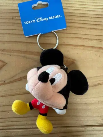 미키 키 봉제 인형 홀더 Disney