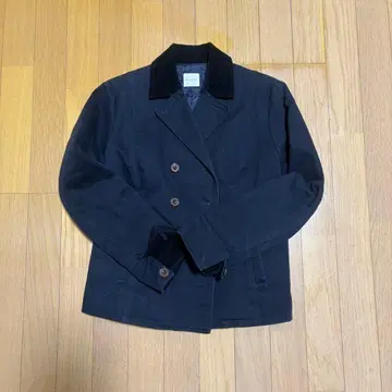 핑크하우스 원 블루 피 코트 레트로 vintage