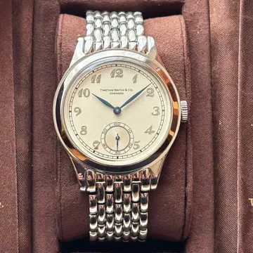 타임 디스 워치 컴퍼니 수동 와인딩 시계 브레게 숫자