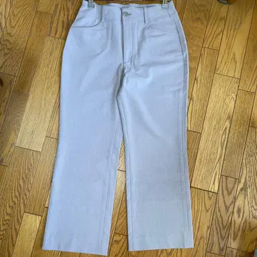 B Three 플레어 팬츠 34 그레이 미사용 새상품 캐주얼