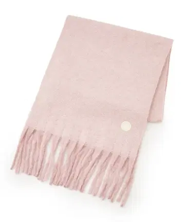 핑크 머플러 여성용 겨울 잡화