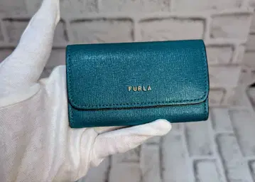 훌라 FURLA 터콰이즈 가죽 키케이스