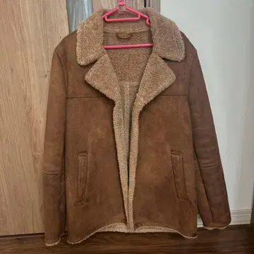 [ ZARA ] MAN 브라운 무스탕 자켓