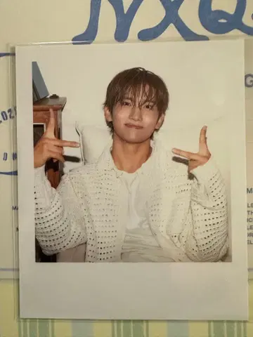 동방신기 시즌 그리팅 2026 창민 핸드폰 폴라로이드 사진 1장