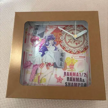 란마1/2 아크릴 탁상시계 란마 샴푸