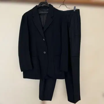 UNIQLOU 네이비 울 혼방 셋업