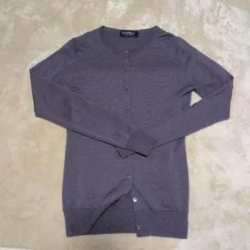 JOHN SMEDLEY 퍼플 가디건 긴팔