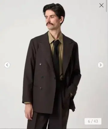 Steven Alan 울 옥스퍼드 더블 6B 자켓 M