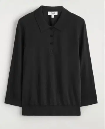 [ 새상품 ] COS 메리노울 니트 폴로