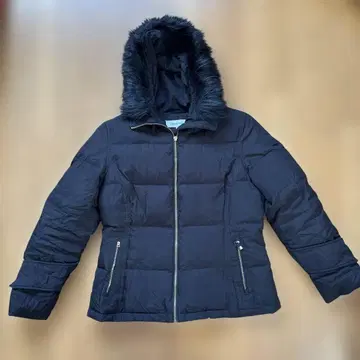 하자품 캘빈클라인 후드 부착 다운 자켓 L~LL