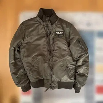 ALPHA INDUSTRIES 리브 플라이트 자켓 ma1
