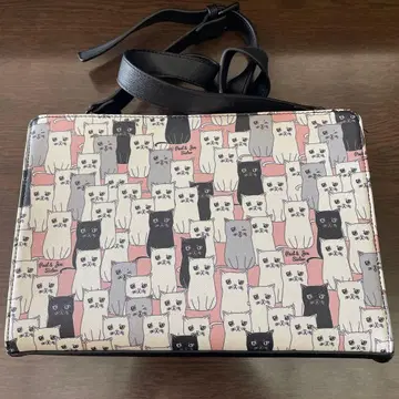 폴앤조 고양이 패턴 숄더백