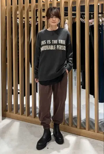 CLOVE 차콜 그레이 2WAY 스웨터 새상품 미사용품 yamadaya