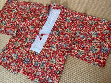 겉옷 기모노 여성용 새상품 꽃무늬 빨간색