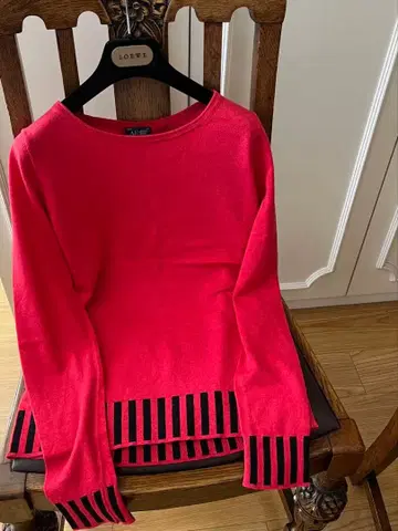 아르마니 JEANS 빨간색 스웨터