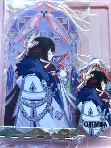 원신 콜롬비나 아크릴 스탠드 캔뱃지