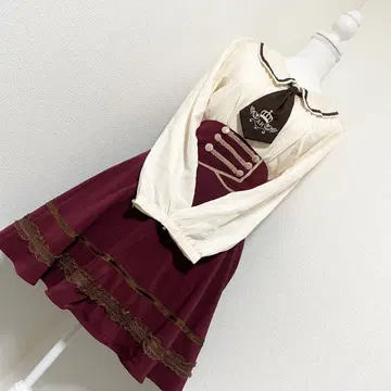 Ank Rouge x axes femme 앤티크풍 코디 세트