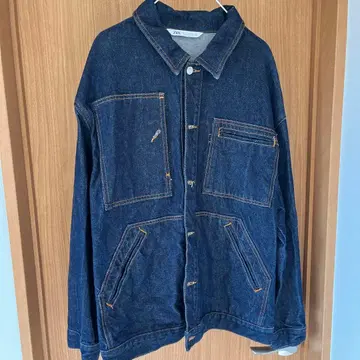 ZARA 다크 블루 데님 자켓 L 사이즈