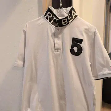 BEAMS HEAT 피케 셔츠 L 사이즈 화이트