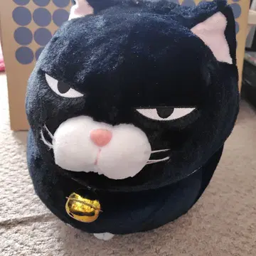 수염 만주 BIG 봉제 인형 블랙콩