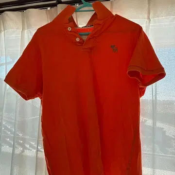 아바클로 피케 셔츠 오렌지 핑크 그레이 XXL