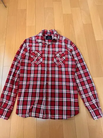 SCOTCH&SODA 레드 체크 긴팔 셔츠