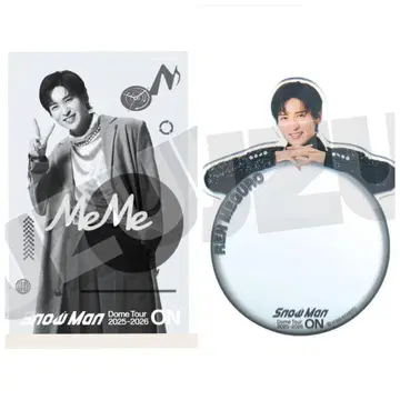 메구로 렌 클리어 스티커/미러 스티커 2종 세트 SnowMan ON