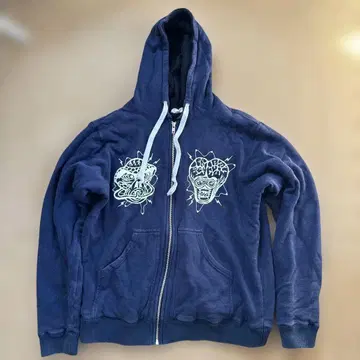 RAT LAND 긴팔 후드티 M 네이비