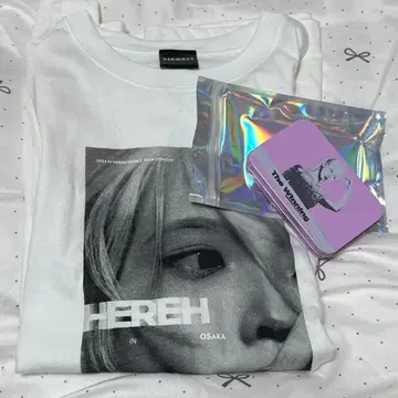 IU HEREH 티셔츠 (L 사이즈) 굿즈 세트