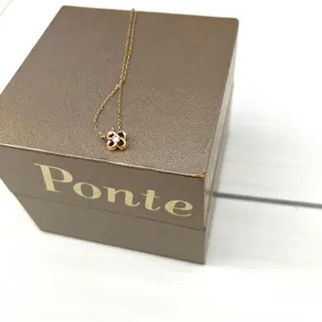 할인 가능 폰테베키오 꽃 모티브 다이아몬드 목걸이 k10