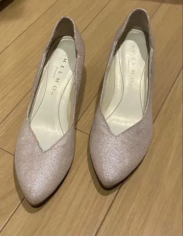 MELMO 실버 스틸레토 펌프스