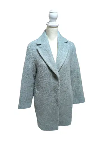 [ 컨디션 최상 ] ANAYI 아나이 알파카 혼방 샤기 체스터 코트