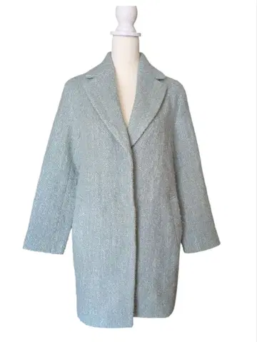 [ 컨디션 최상 ] ANAYI 아나이 알파카 혼방 샤기 체스터 코트