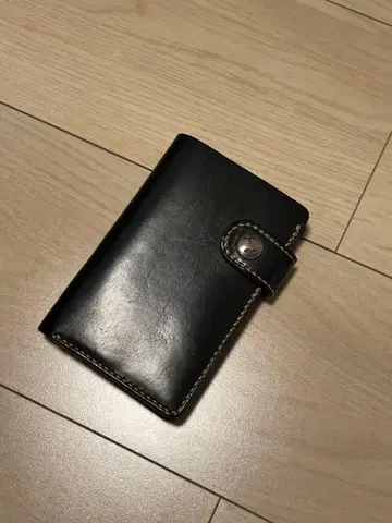 [ MOTO ] 미들 지갑 블랙