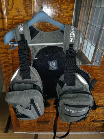 Pazdesign 낚시용 조끼 그레이