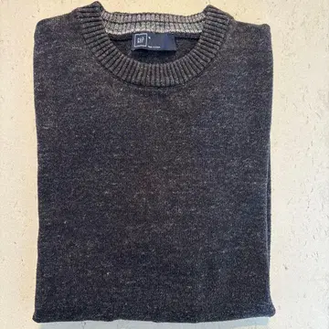 GAP 그레이 크루넥 니트 스웨터