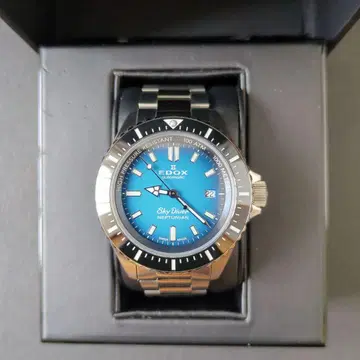 edox 스카이 다이버 넵튠 러버 벨트 세트