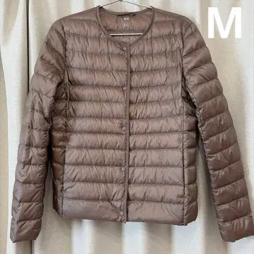 여성용 유니클로 울트라 라이트 다운 컴팩트 자켓 베이지 M