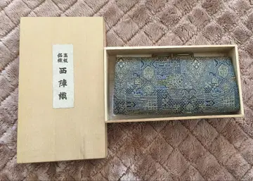 니시진 비단 장지갑 미사용 새상품