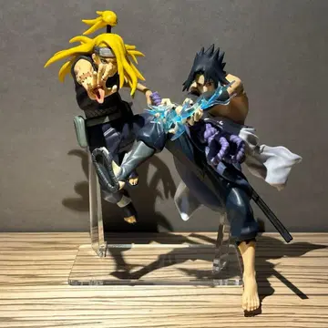 아크릴 받침대만입니다. 데이다라 사스케 피규어 2체용 받침대 나루토